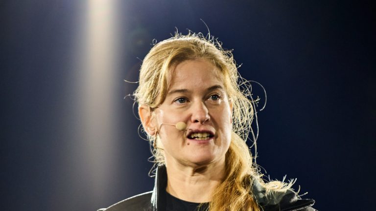 Sanja Fidler govori na konferenciji ALL IN 2025.